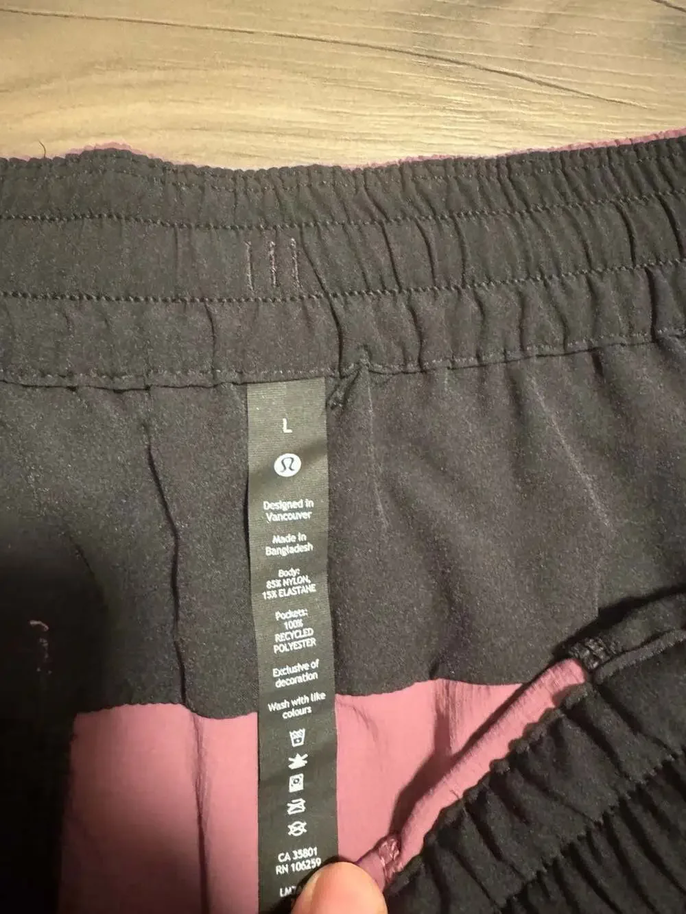 Lululemon Bowline Short Stretch Ripstop Vintage Plum Size L